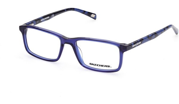 Skechers SE1185 Kids Glasses Shiny Blue 090
