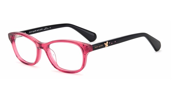Kate Spade Girls Eyeglasses Emmi Pink Black 0130 - Optiwow