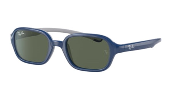 Ray-Ban Junior  RJ9074S-709671 Kids Sunglasses Blue on Rubber Grey