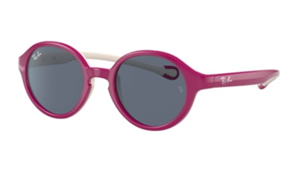 Ray-Ban Junior  RJ9075S-710187 Kids Sunglasses Fuchsia on Rubber Cream