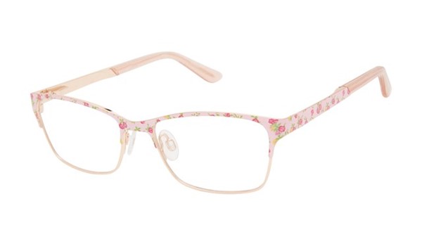 gx by Gwen Stefani Juniors GX830 Girls Glasses RGD Rose Gold/Bush Floral