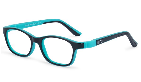 Nano Camper 3.0 Kids Eyeglasses Black/Turquoise