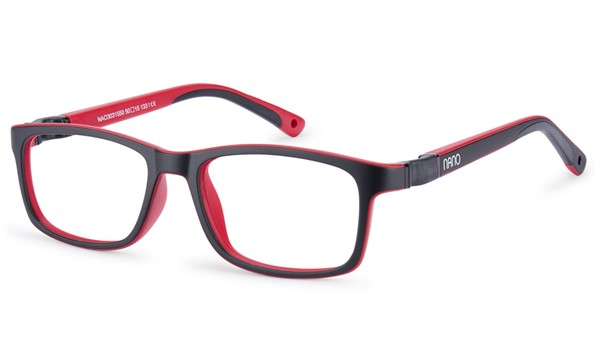 Nano Fangame 3.0 Kids Eyeglasses Matte Black/Red