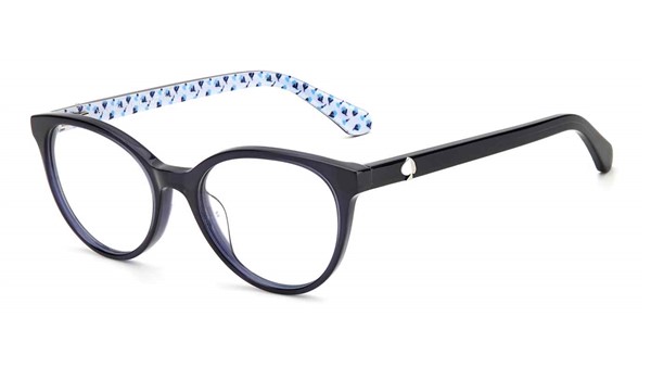 Kate Spade Girls Eyeglasses Gela Blue Pattern 0GFS