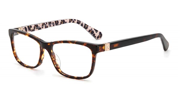 Kate Spade Girls Eyeglasses Calley Havana Pattern 01NR