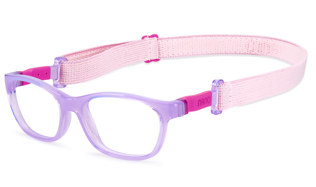 Nano Baby Camper 3.0 Eyeglasses Crystal Lilac/Pink - Optiwow