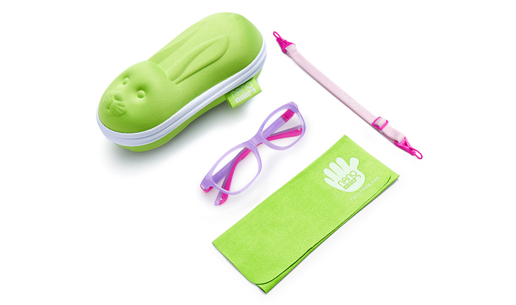 Nano Baby Camper 3.0 Eyeglasses Crystal Lilac/Pink - Optiwow