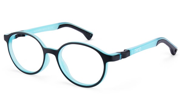 Nano Flicker Glow 3.0 Children's Glasses Matte Black/Glowing Blue