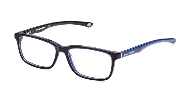 Skechers SE1890-090 Shiny Blue Kids Prescription Glasses