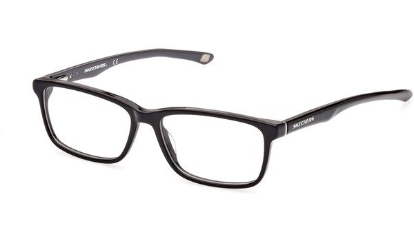 Skechers SE1890-001 Shiny Black Kids Prescription Glasses