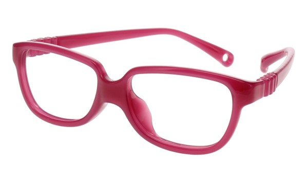 Dilli Dalli Moondrop Raspberry Transparent Kids Prescription Glasses