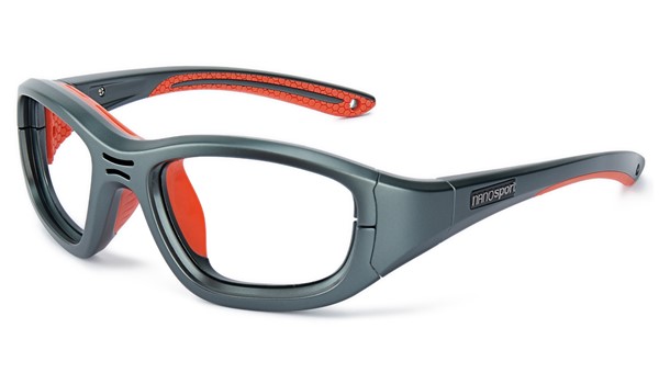 Nano Sport NSP230551 Kids Protective Glasses Pearl Matte Grey/Orange Red