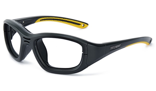 Nano Sport NSP230551 Kids Protective Glasses Matte Black/Yellow