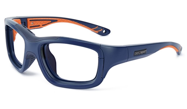 Nano Sport NSP100153 Kids Protective Glasses Matte Navy/Orange