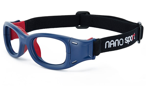 Nano Sport NSP120249 Kids Protective Glasses Matte Navy/Red