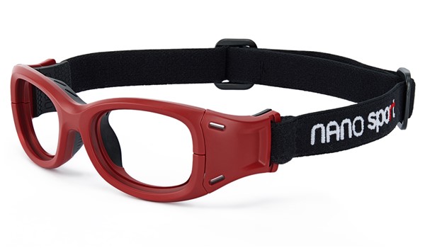 Nano Sport NSP120549 Kids Protective Glasses Matte Red/Black