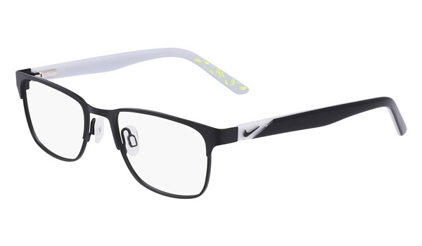 Nike 5591-001 Kids Eyeglasses Satin Black/Black