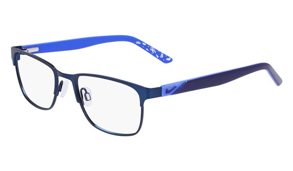 Nike 5591-410 Kids Eyeglasses Satin Navy/Midnight Navy (copy)