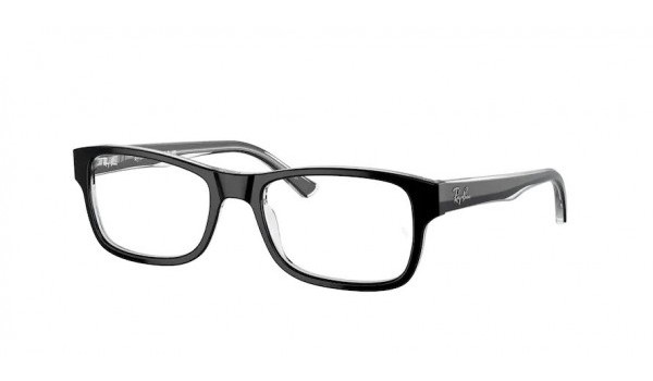 Ray-Ban Eyeglasses RX5268-2034 Black on Transparent