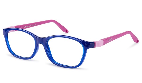Nano Bind 3.0 Kids Eyeglasses Crystal Navy/Matte Pink