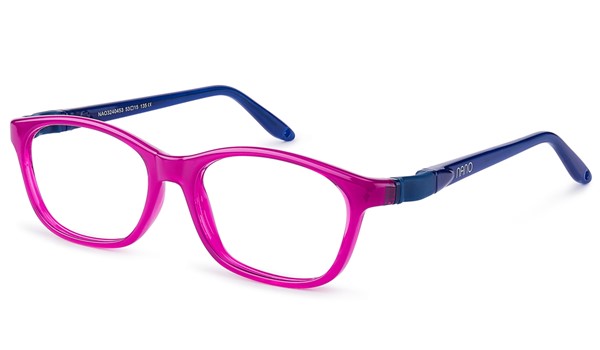 Nano Bind 3.0 Kids Eyeglasses Crystal Raspberry/Navy