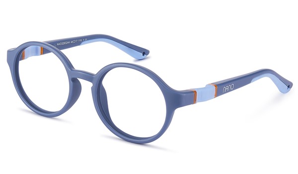 Nano Gamer 3.0 Children's Glasses Satin Dusty Navy/Light Blue/Orange