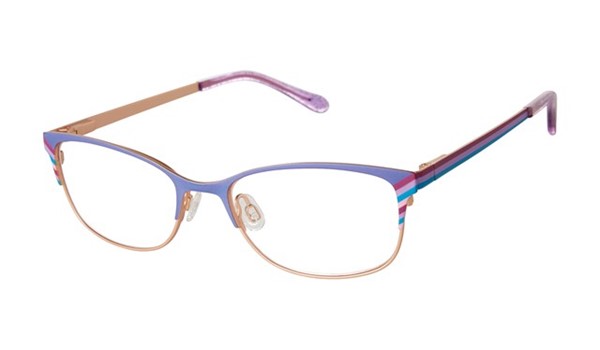 Lulu Guinness Girls Eyeglasses LK047 Purple/Red