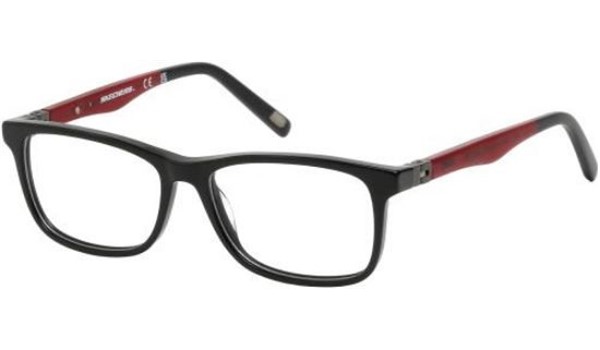 Skechers SE1204 001 Kids Glasses Shiny Black