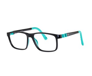 Indii Kids IN35-C3 Marbles Children's Glasses Black Turquoise