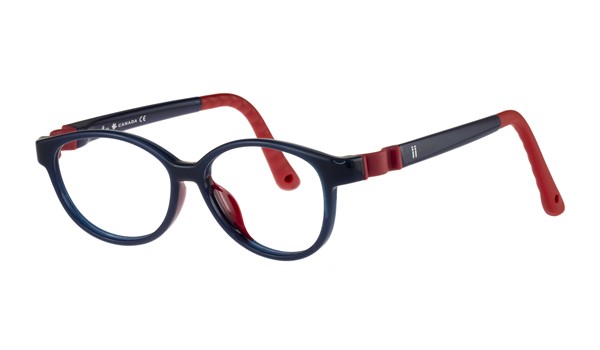 Indii Kids IN36-C3 Grounder Children's Glasses Navy Red