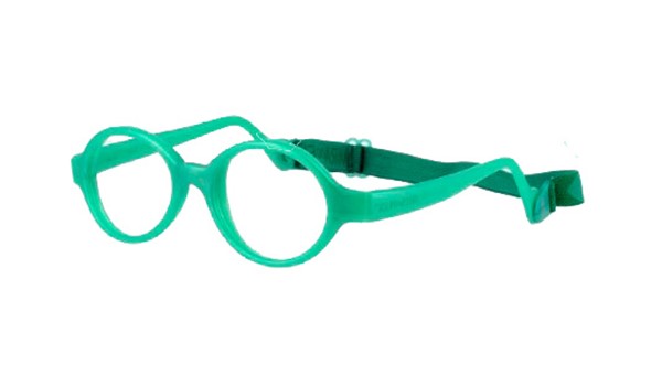 Miraflex Baby Lux Eyeglasses Clear Green Pearl-VCP