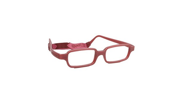 Miraflex New Baby 4 Eyeglasses Burgundy Metallic-KM