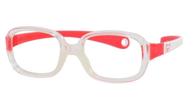 Kids By Safilo Sa0002 Eyeglasses Crystal White Red 0GU8