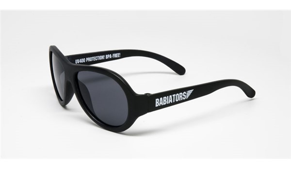 Babiators Aviator Classic BAB-005 Toddler Sunglasses Black Ops Black 