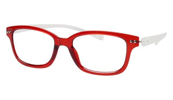 iGreen V2.8-C09 Kids Eyeglasses Shiny Red/Matt Crystal