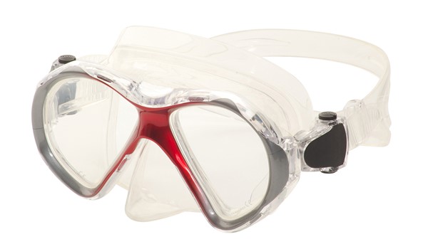 Leader Eyeglasses Ready to Wear Spherical Rx Dive Mask Junior Red