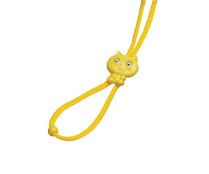 Leader Kids' Pals Eyeglasses Cords Kitty Cat Yellow