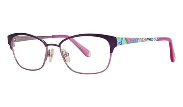 Lilly Pulitzer Morgana Girls Eyeglasses Plum