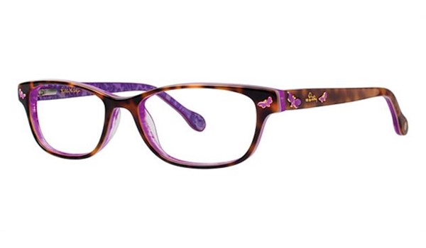 Lilly Pulitzer Sandrine Girls Eyeglasses Tortoise 