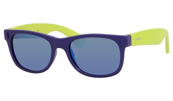 Polaroid Kids P0115/S Sunglasses Polarized Blue/Lime-0UDF-JY