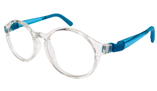 Nano NAO600744 Breakout Kids Eyeglasses Crystal/Blue Eye Size 44-16 (6-8 Years)
