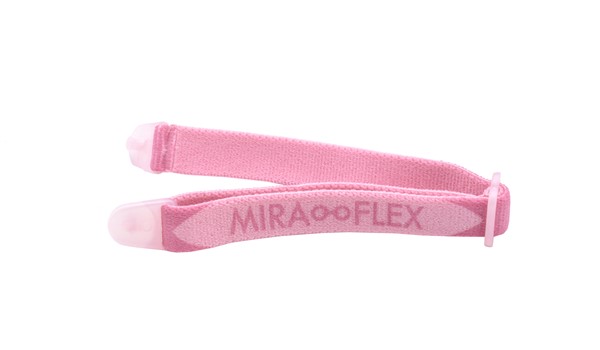 Miraflex Elastic Band  Eyeglasses EBBC Clear Pink 