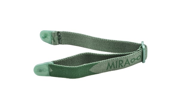 Miraflex Elastic Band Eyeglasses EBVCP Clear Green Pearl