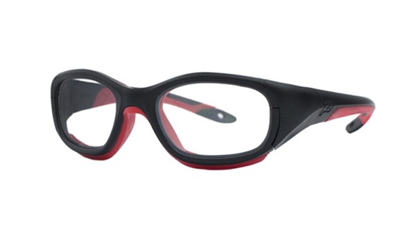 Rec Specs Liberty Sport Slam Kids Protective Eyeglasses Matte Black/Red#230