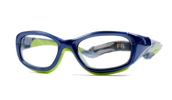 Rec Specs Liberty Sport Slam Kids Protective Eyeglasses Shiny Navy/Green #647