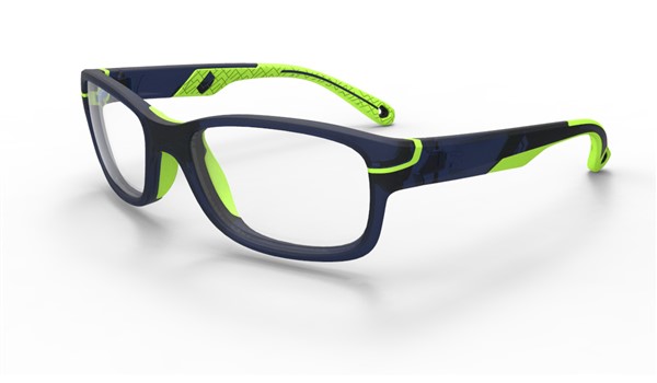 Rec Specs Liberty Sport  Z8-Y10 Kids Indesctructible Eyeglasses Frost Navy/Lime #635