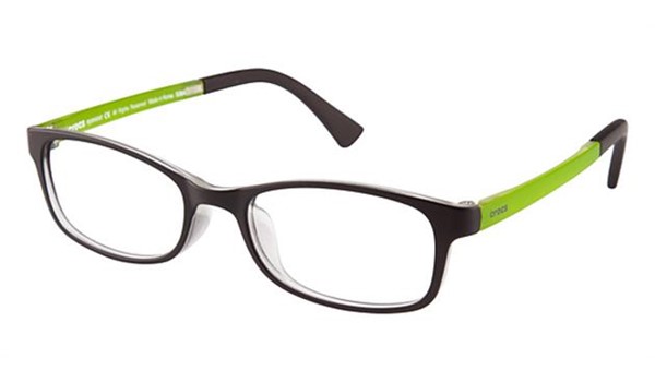 Crocs JR036 Kids Eyeglasses Black/Green 20GN