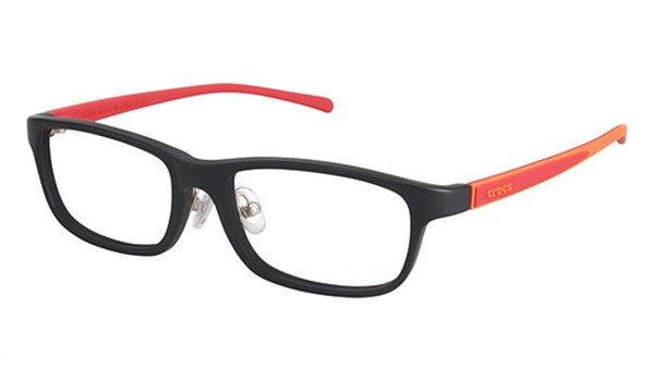 Crocs JR055 Kids Eyeglasses Black/Red 20RD