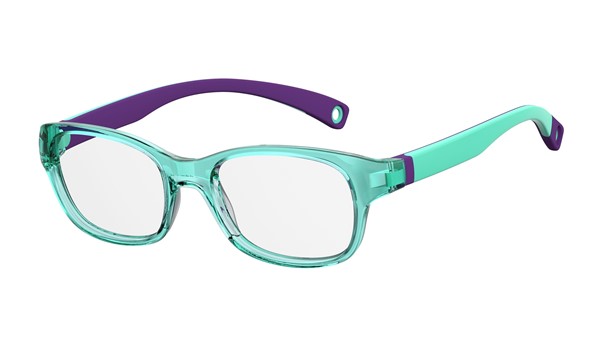 Kids By Safilo Sa0007 Eyeglasses Dk Green Violet 0BMC