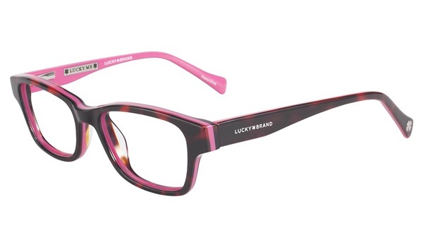 Lucky Brand Children'sEyeglasses D705 Pink Tortoise